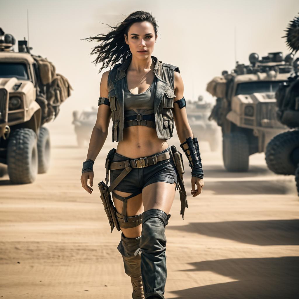 Gal Gadot in Mad Max Inspired Look