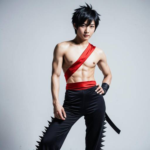Sleek Fei Long Cosplay with Attitude