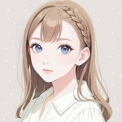 Illustration of Hanasato minori, project sekai in the style of Yu-ta