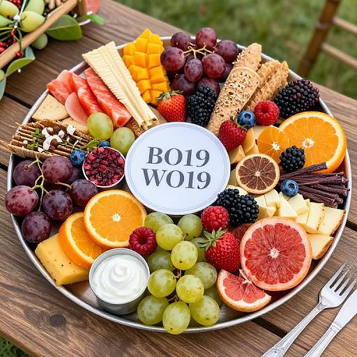 Colourful Grazing Platter for Weddings