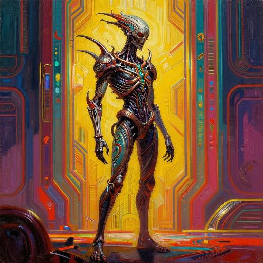 Surreal Art Deco Hellraiser Scene