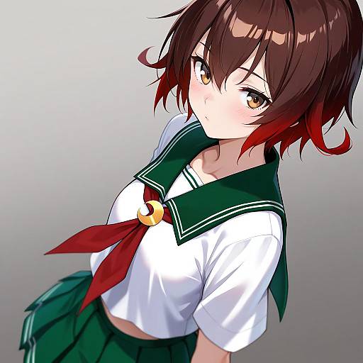 Illustration of Mutsuki kai ni (kancolle), kantai collection in the style of Haruakira