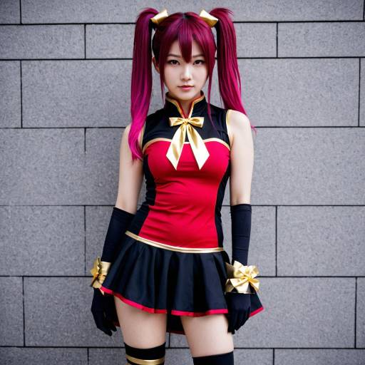 Sultry Kyoko Sakura Cosplay Outfit