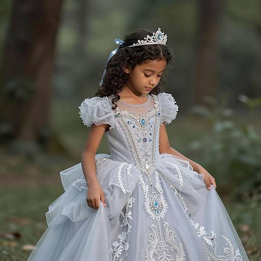 Enchanting Portrait of a Young Princess
