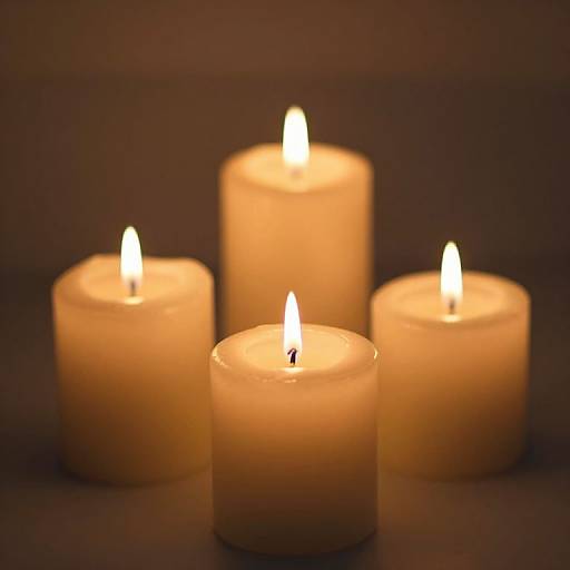 Serene Candlelight for Introspection