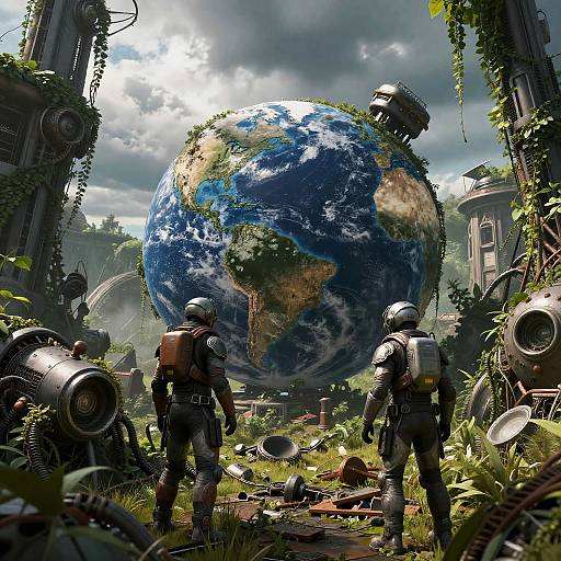 Post-Apocalyptic Earth Explorers in 3000