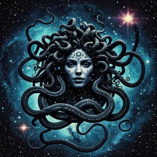 Medusa in Cosmic Nebula