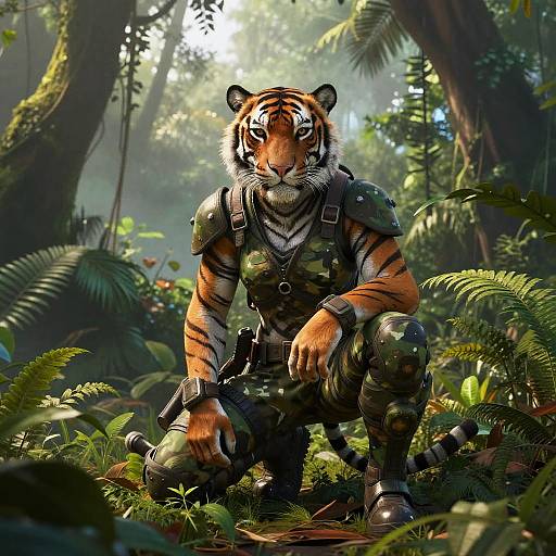 Fortnite Tiger Woman Stealth Jungle