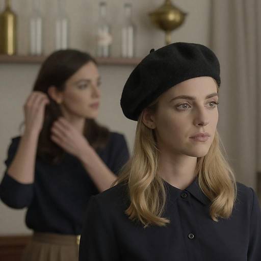 Two Women in Vintage Setting