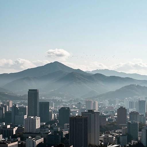 Surreal Floating Mountains and Cities