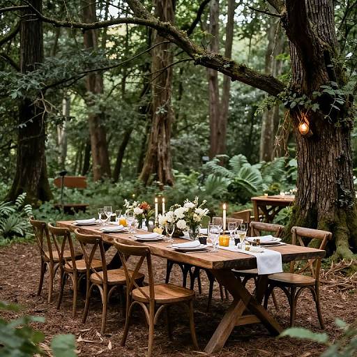 Romantic Woodland Event Party