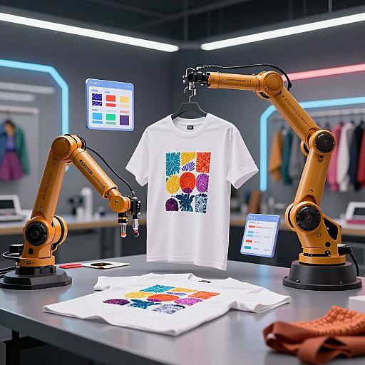 AI-Powered Robotic T-Shirt Design