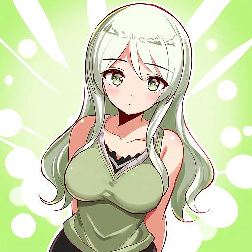 Illustration of Anzai romi, girls und panzer in the style of Cougar (cougar1404)