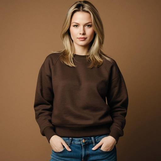 Realistic Portrait of a Girl in Brown