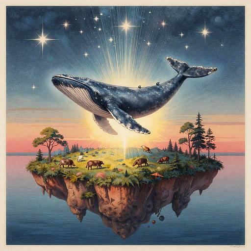 Neo-Victorian Floating Island Archipelago