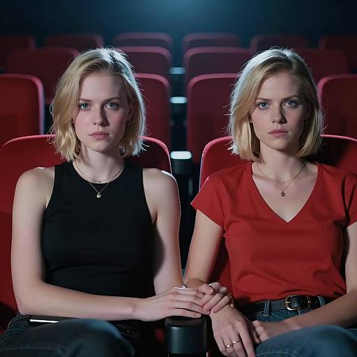 Intimate Moment in a Movie Theater