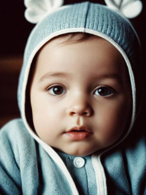 Cinematic Baby Portrait in Costume