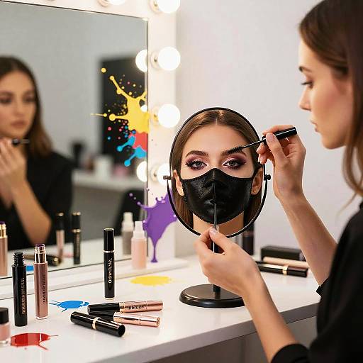 Dynamic Mascara Application in Studio