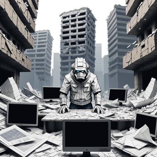 Worried Wojak in Pixel Art Chaos