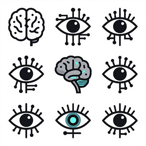 Minimal AI Symbolic Clip Art Set