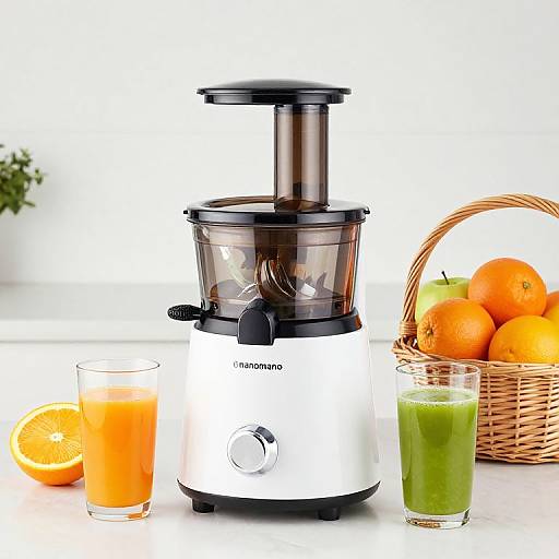 Modern Slow Juicer with Fresh Fruits