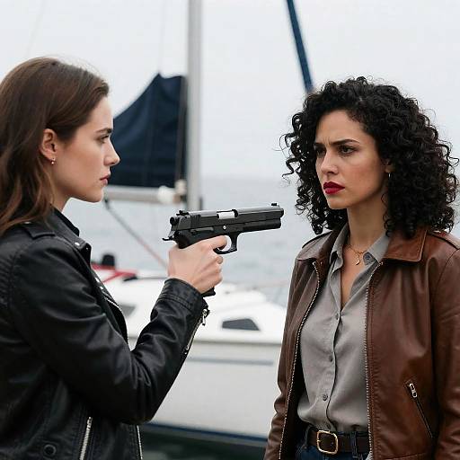 Intense Standoff Between Two Women