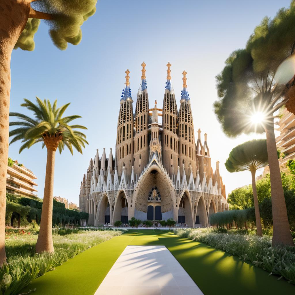 Hyperrealistic Sagrada Familia by Renzo Piano