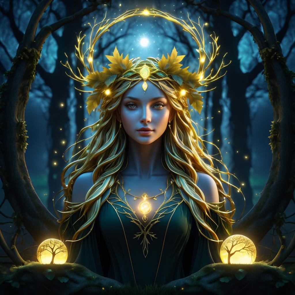 Enchanting Forest Spirit at Twilight