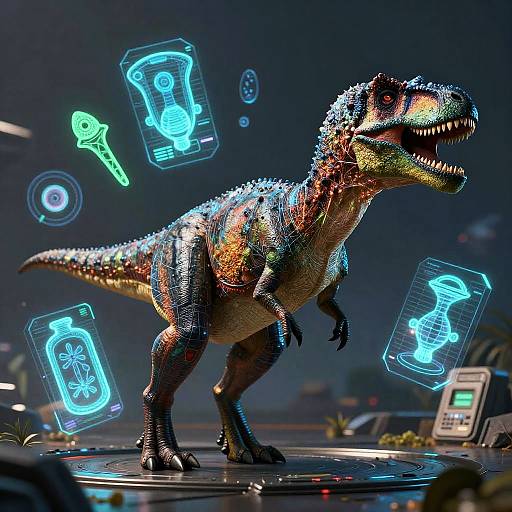 AI-Driven Prehistoric Dinosaur Evolution