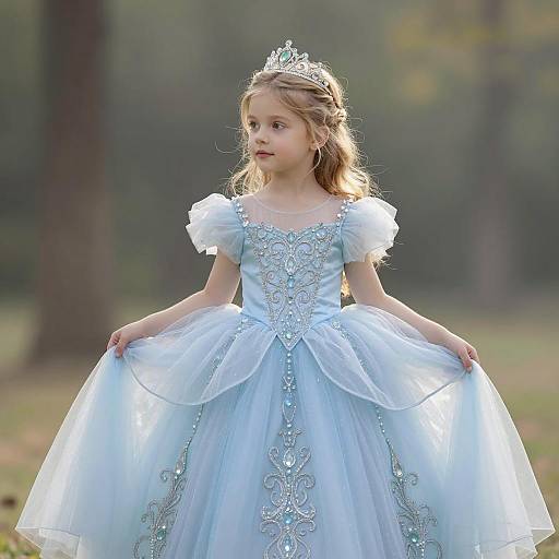 Dreamy Princess Portrait in Nature