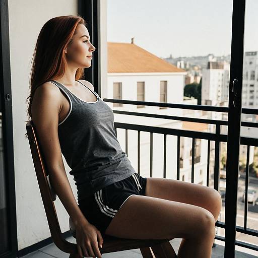 Relaxed Lifestyle of a Slim Woman