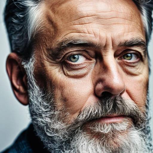 Hyper-Realistic Portrait of a Mature Man