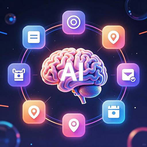 Vibrant AI Credits and Brain Art