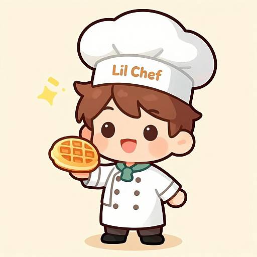 Chibi Lil Chef Illustration