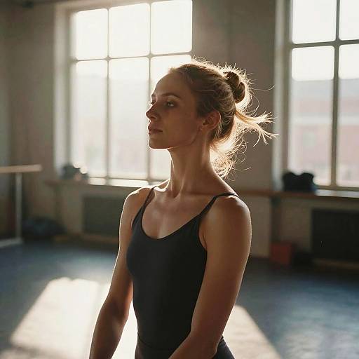 Photorealistic Ballet Dancer Portrait