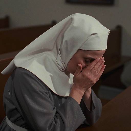 35mm Classic Film: Nun in Prayer