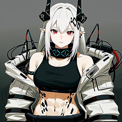 Illustration of Mudrock (elite ii) (arknights), arknights in the style of Ziro (zirorong)