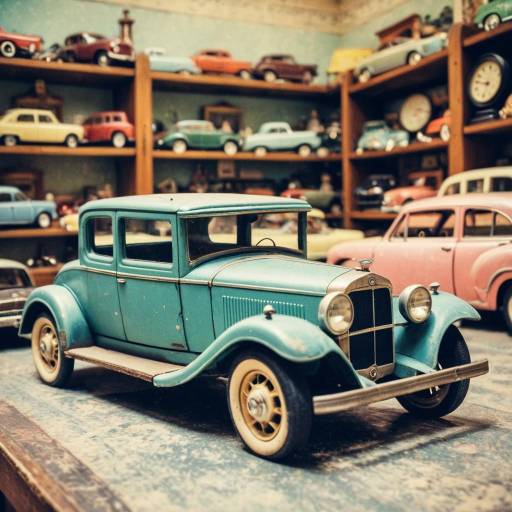 Vintage Toy Car in Antique Shop
