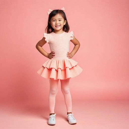 Smiling Little Girl in Pink Dress