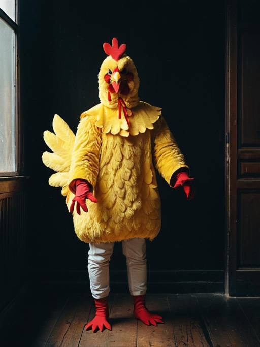 Realistic Chicken Costume Man Cosplay