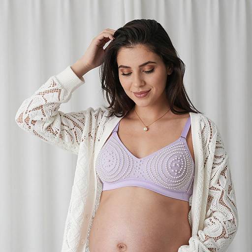 Elegant Portrait of a Pregnant Woman