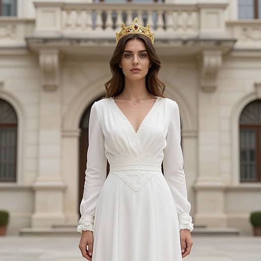 Woman in Grecian Fancy Dress