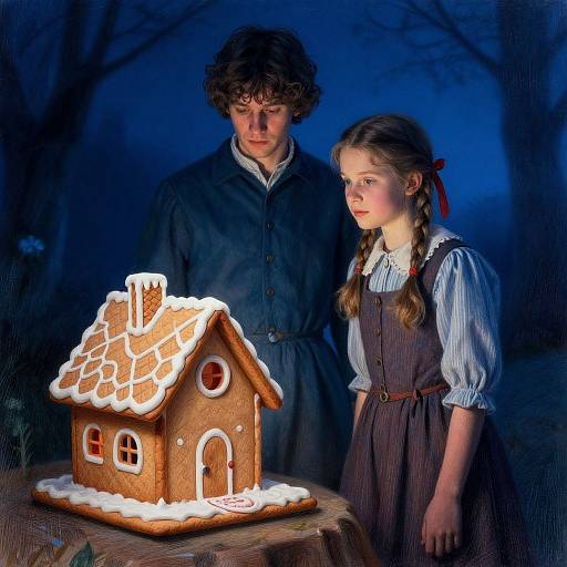 Ultra Realistic Hansel and Gretchen Portrait