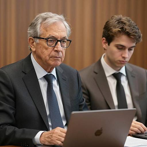 Professional Meeting Between Two Men