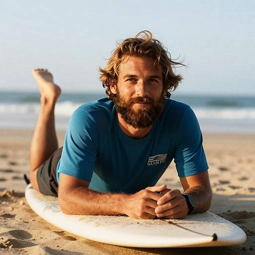 Golden Hour Surf Instructor Portrait