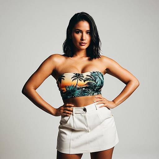 Tropical Sunset Fashion Editorial Shoot