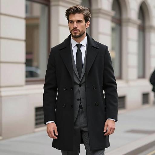 Handsome Man in Urban Fashion Photo