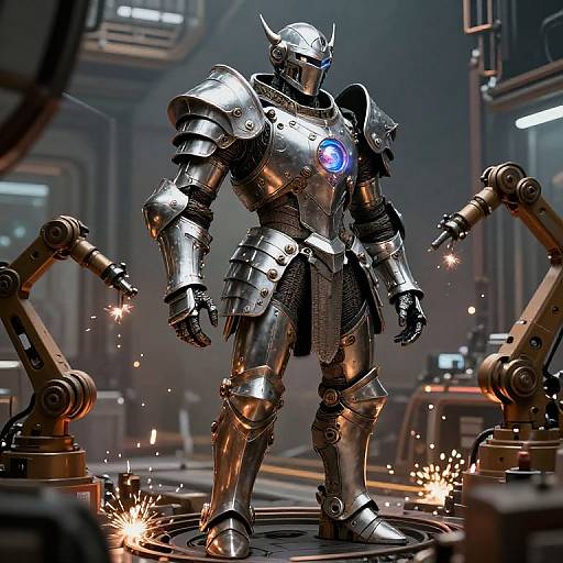 Futuristic Armor Generator Concept Design