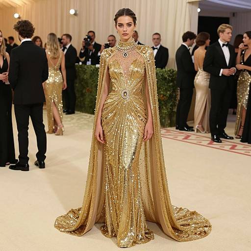 Elegant Gala Attire: Captivating Fashion Moments