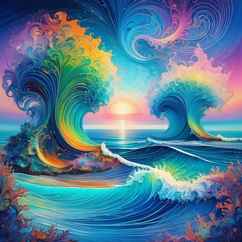 Surreal Ocean with DMT Dreamscapes